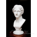 Western style classic sculpture hand carved marble venus bust statue